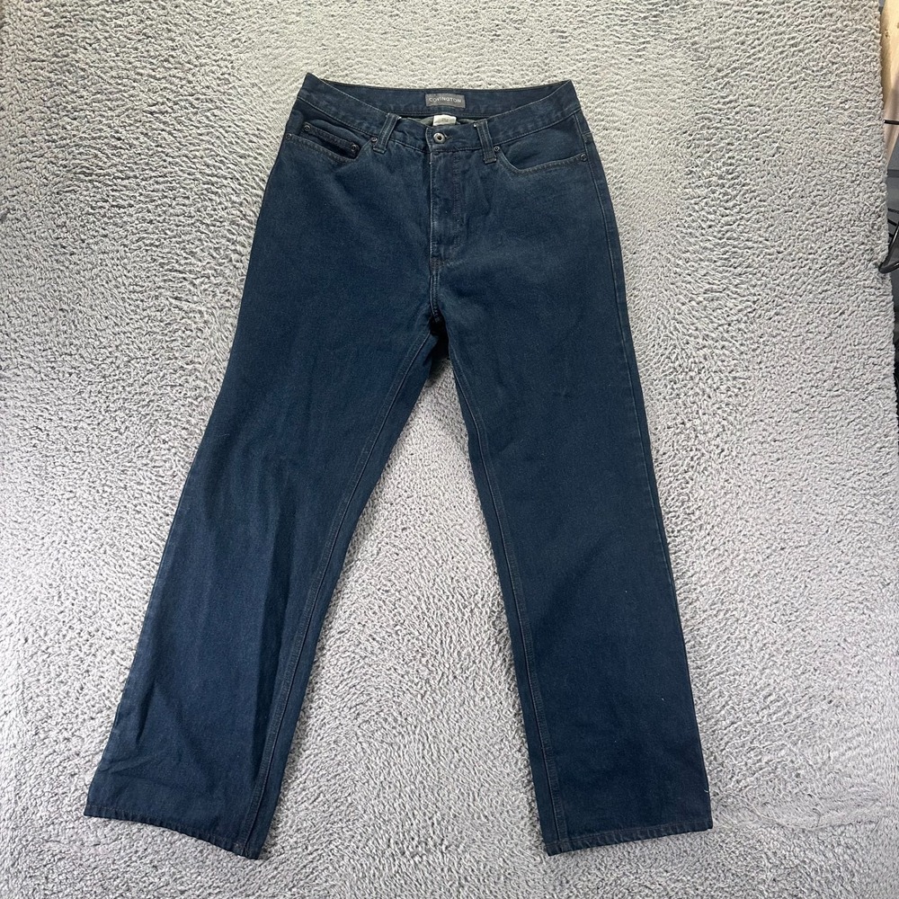 Covington Jeans Mens 30x30 Blue Cotton Denim Straight Streetwear Workwear Travel